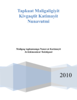 Maligaq taphumunga Nunavut Katimayit Avikhimaninut Tukhigaut